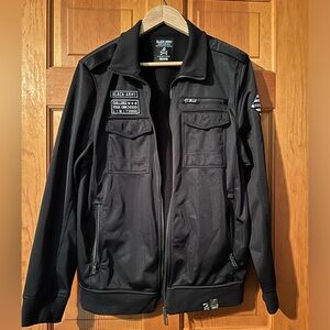 Bum Black Army Bomber Jacket